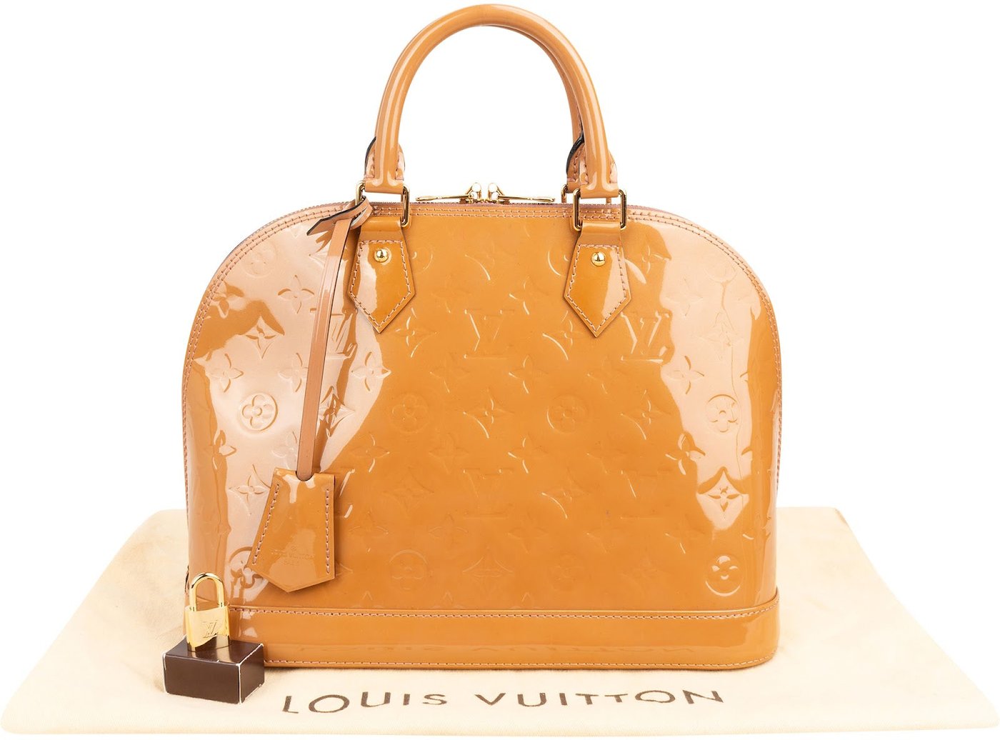 Louis Vuitton Monogram Vernis Leather Alma PM Handbag