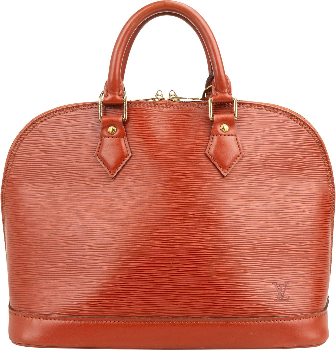 Louis Vuitton Brown Epi Leather Alma PM Handbag