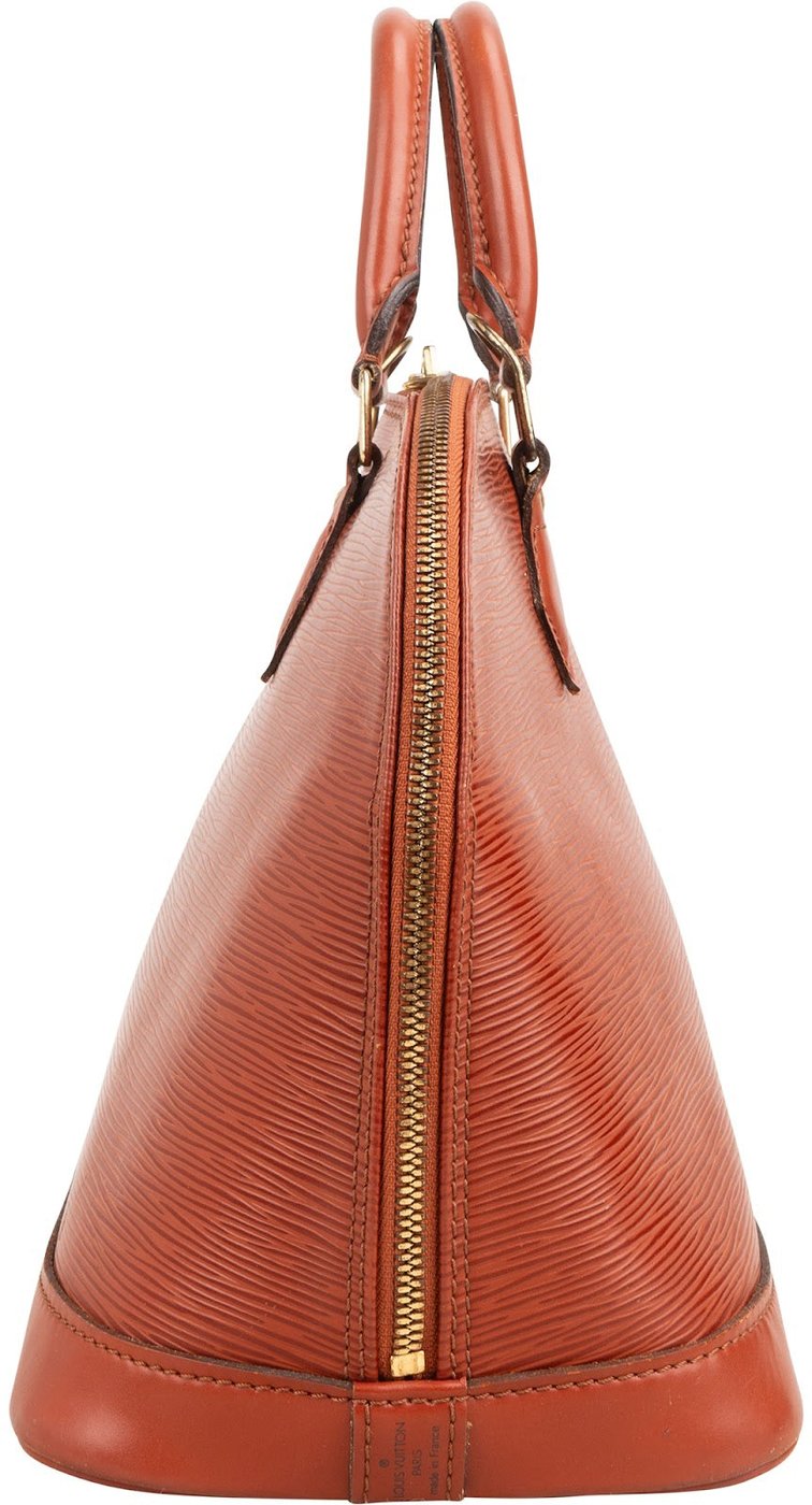 Louis Vuitton Brown Epi Leather Alma PM Handbag