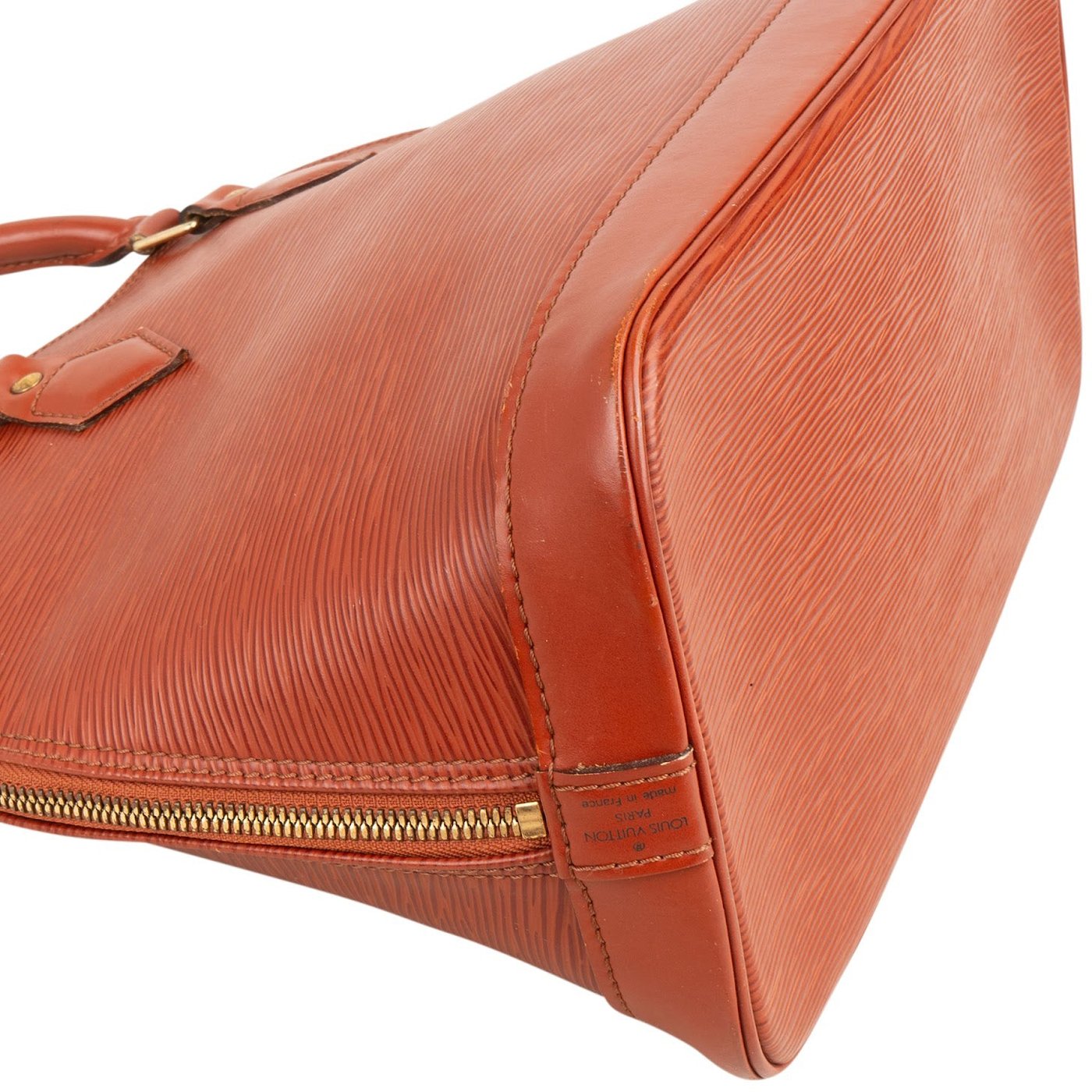 Louis Vuitton Brown Epi Leather Alma PM Handbag