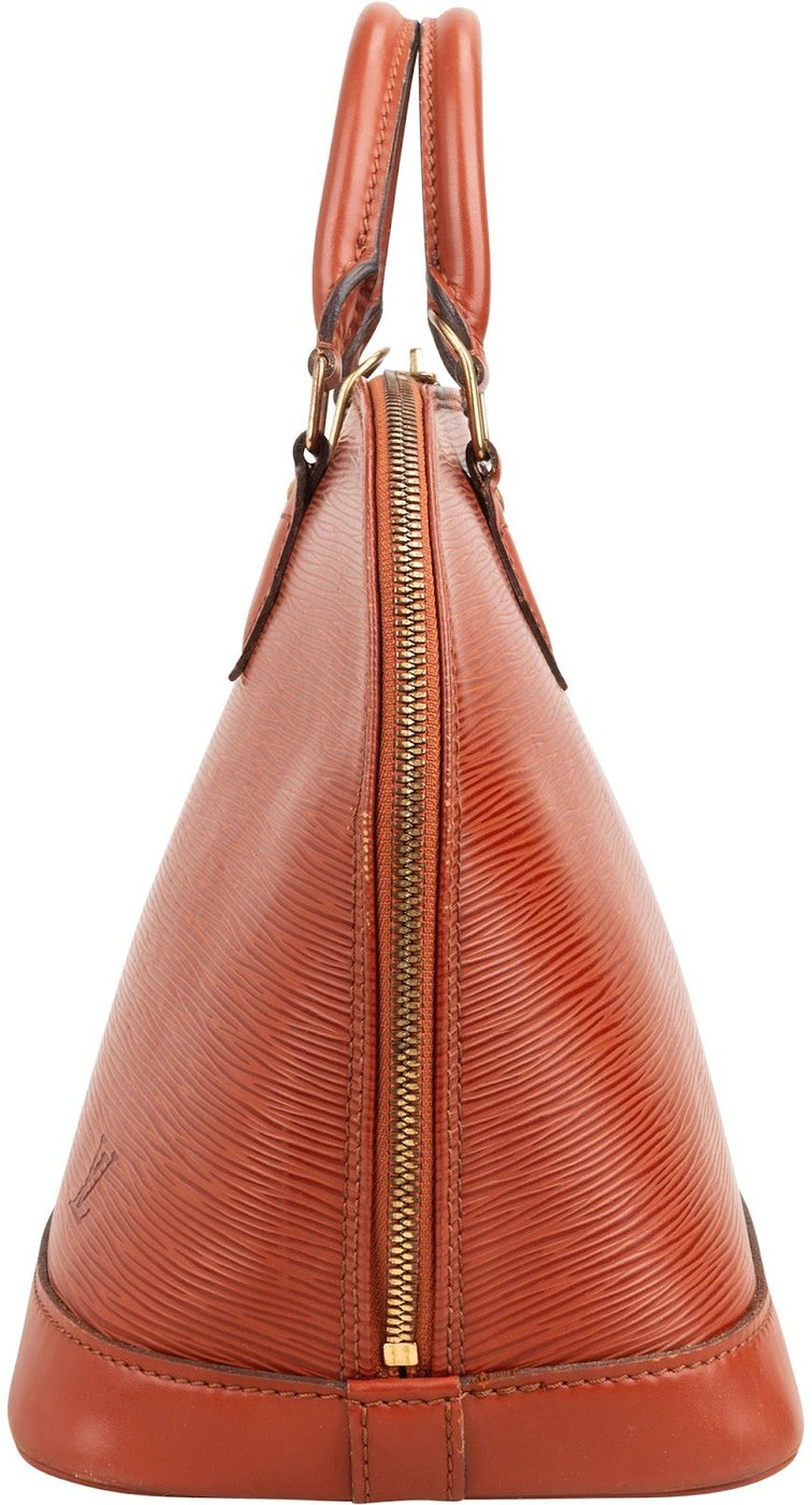 Louis Vuitton Brown Epi Leather Alma PM Handbag