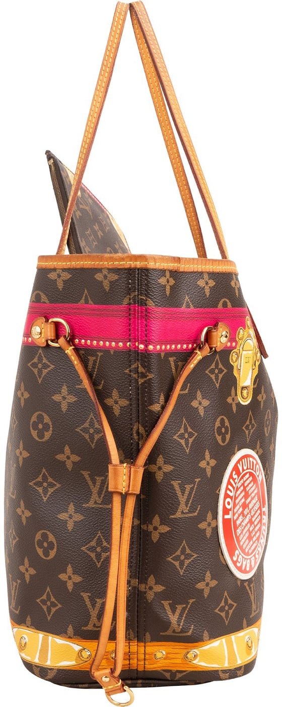Louis Vuitton Monogram Canvas Summer Trunks Neverfull MM Shoulder Bag