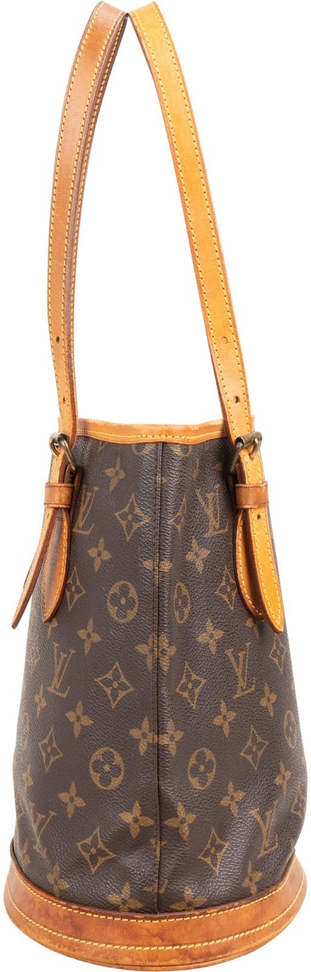 Louis Vuitton Monogram Canvas Bucket PM Shoulder Bag