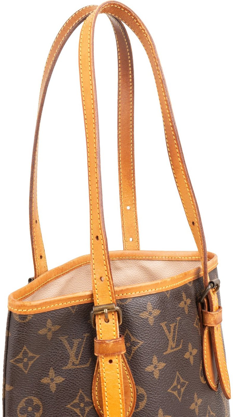 Louis Vuitton Monogram Canvas Bucket PM Shoulder Bag