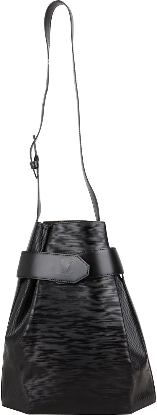 Louis Vuitton Noir Epi Leather Sac d'Epaule GM Shoulder Bag