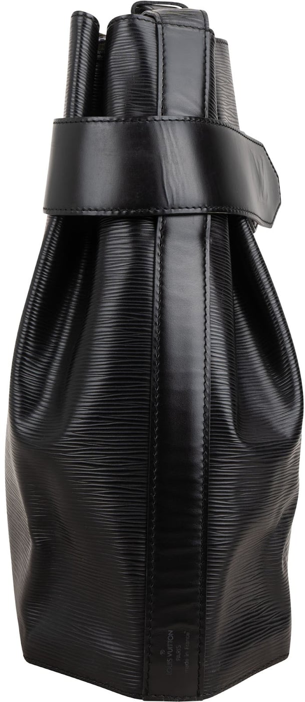 Louis Vuitton Noir Epi Leather Sac d'Epaule GM Shoulder Bag