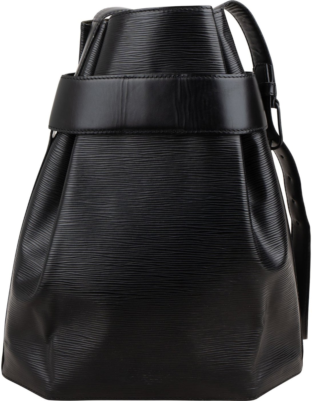 Louis Vuitton Noir Epi Leather Sac d'Epaule GM Shoulder Bag