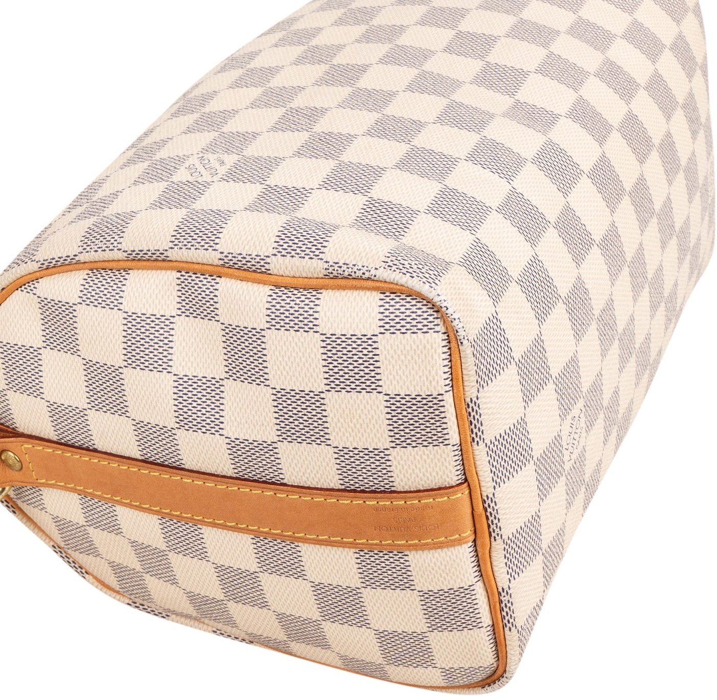 Louis Vuitton Monogram Damier Azur Canvas Speedy 25 Bandouliere Handbag
