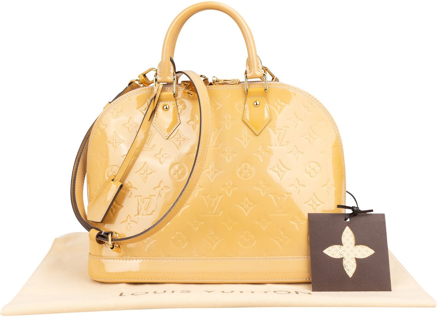 Louis Vuitton Monogram Vernis Alma PM Handbag