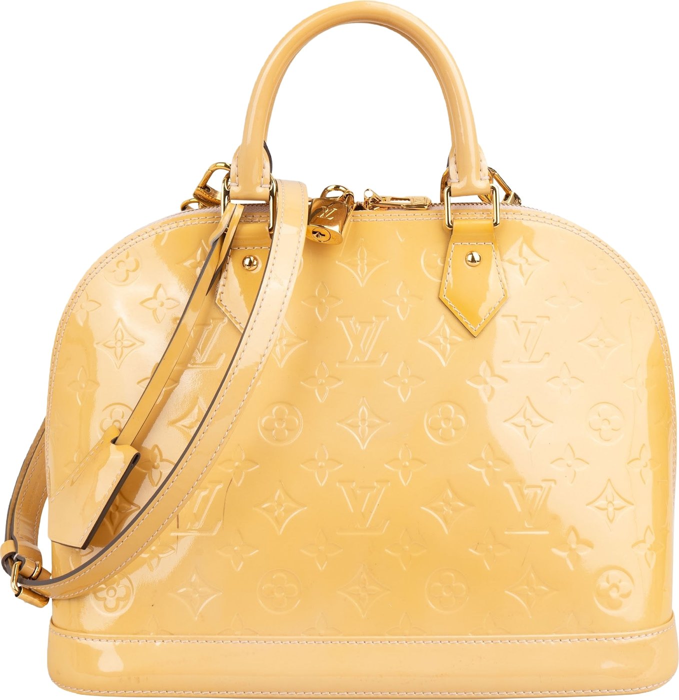 Louis Vuitton Monogram Vernis Alma PM Handbag