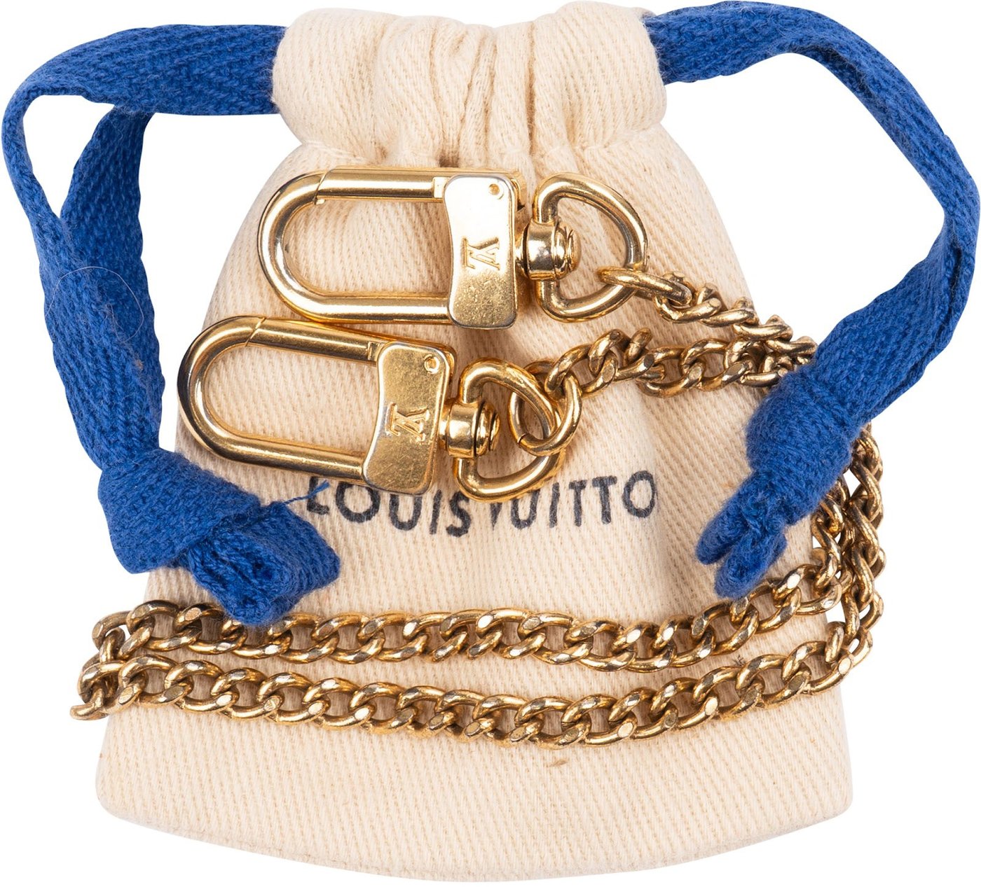Louis Vuitton Golden Pochette Extension Chain Strap Bag Accessiores