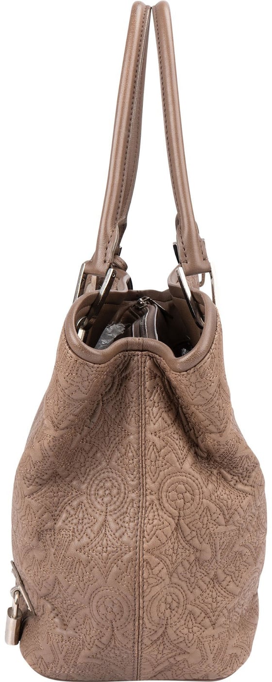Louis Vuitton Lambskin Fumee Monogram Antheia Lilia Handbag
