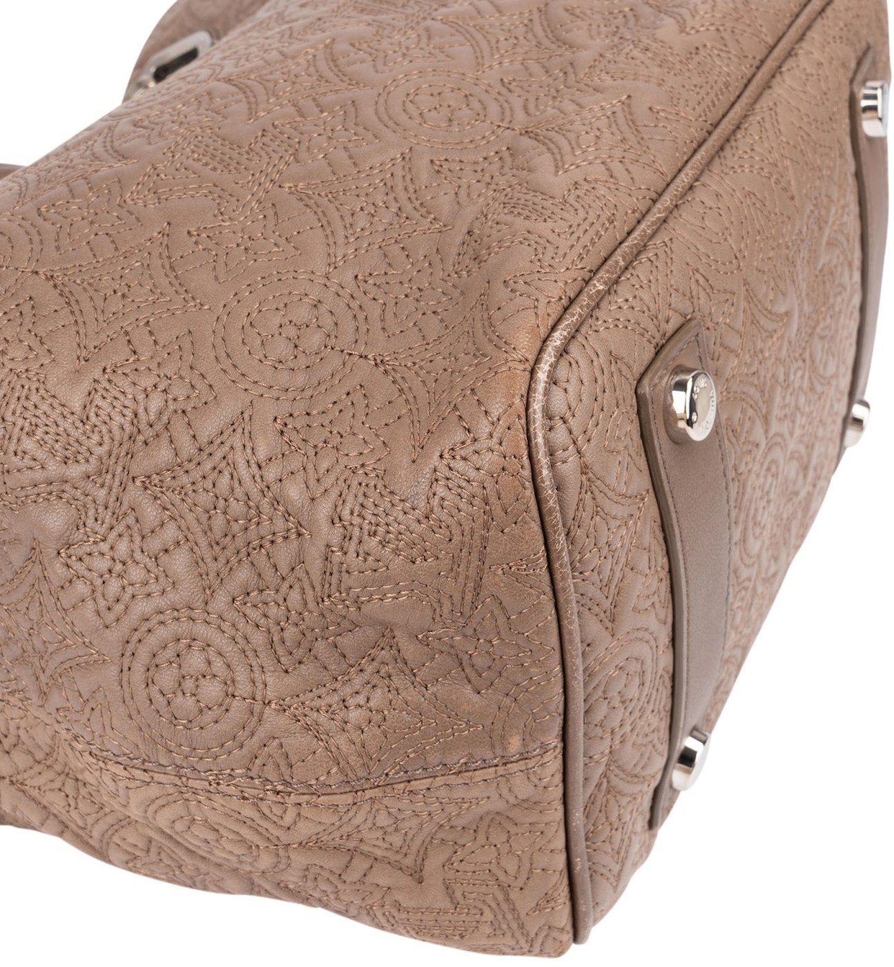 Louis Vuitton Lambskin Fumee Monogram Antheia Lilia Handbag