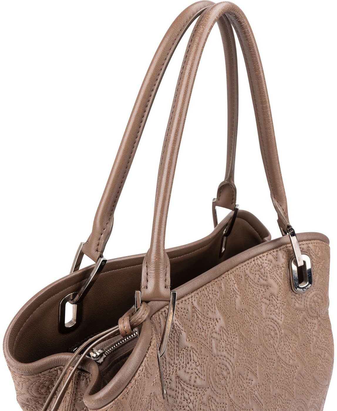 Louis Vuitton Lambskin Fumee Monogram Antheia Lilia Handbag