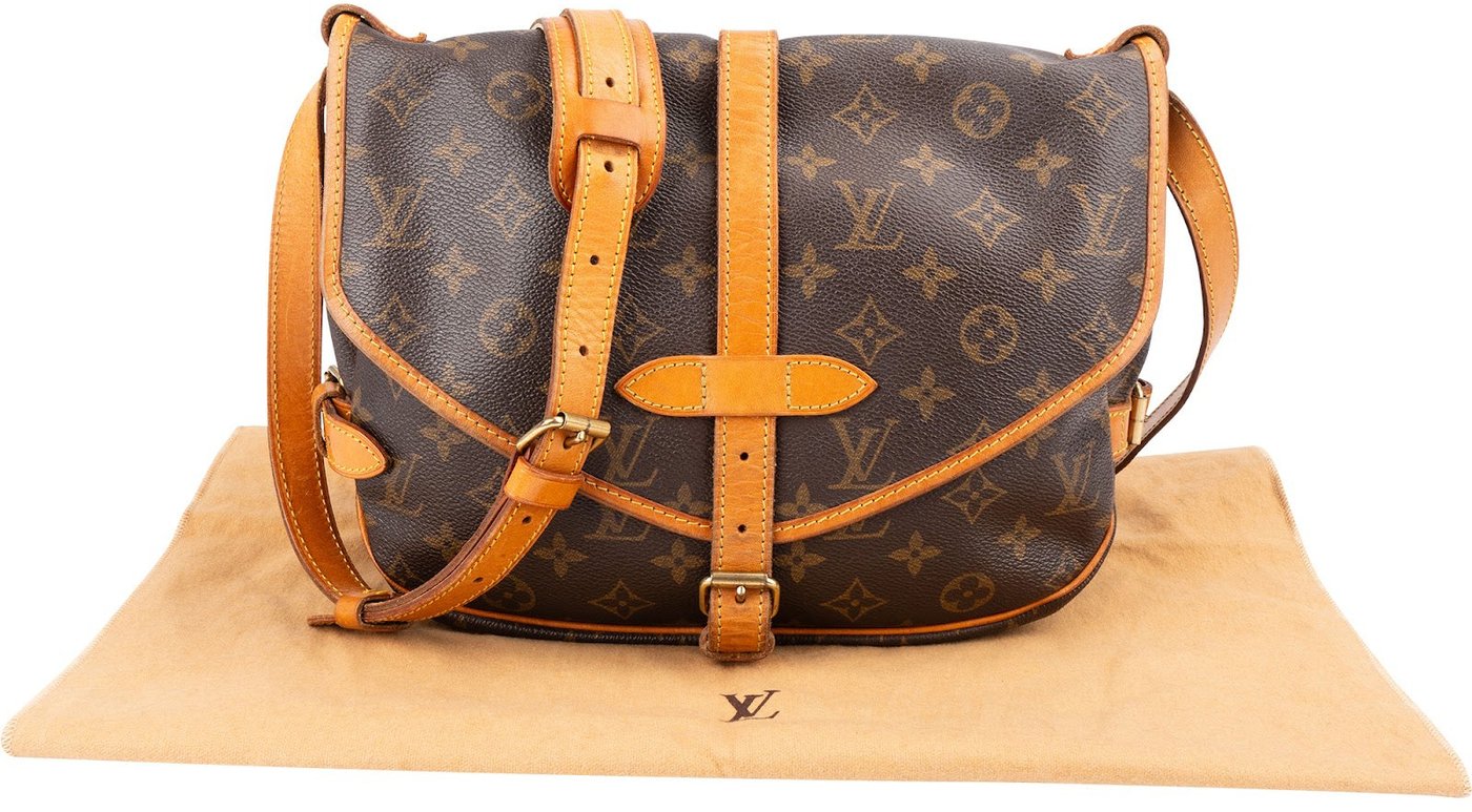 Louis Vuitton Monogram Canvas Saumur 30 Crossbody Bag
