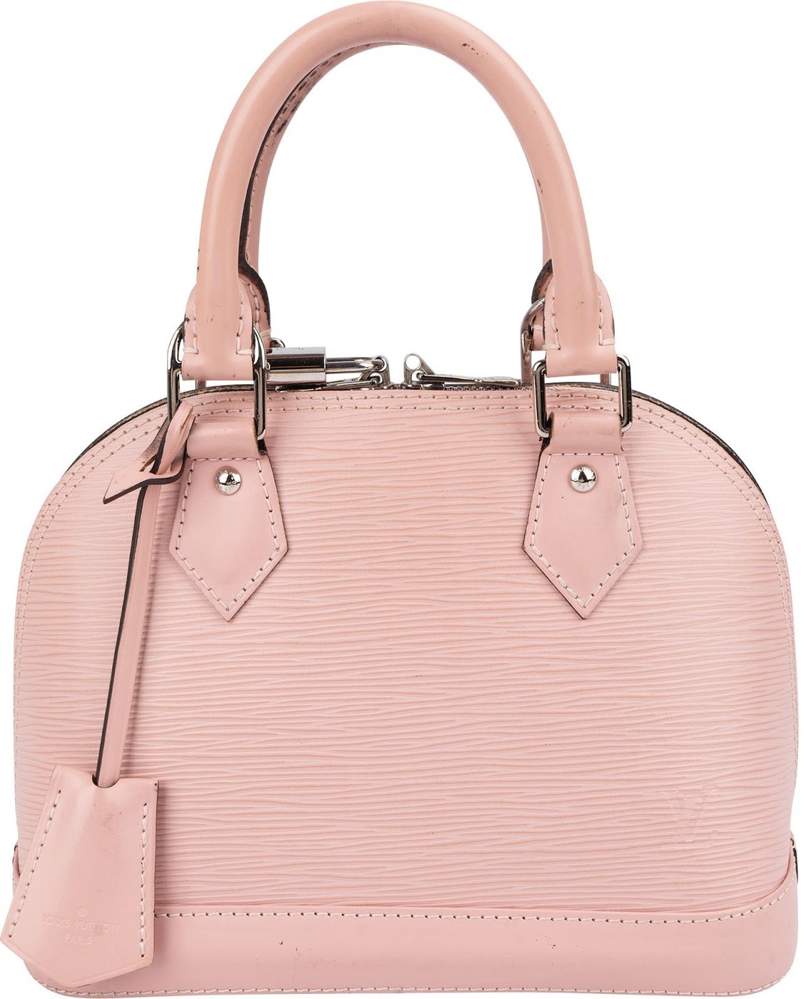 Louis Vuitton Pink Epi Leather Alma BB Handbag
