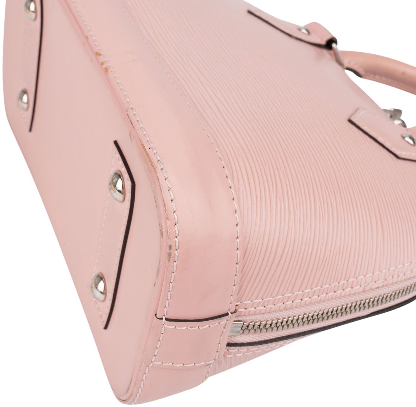 Louis Vuitton Pink Epi Leather Alma BB Handbag