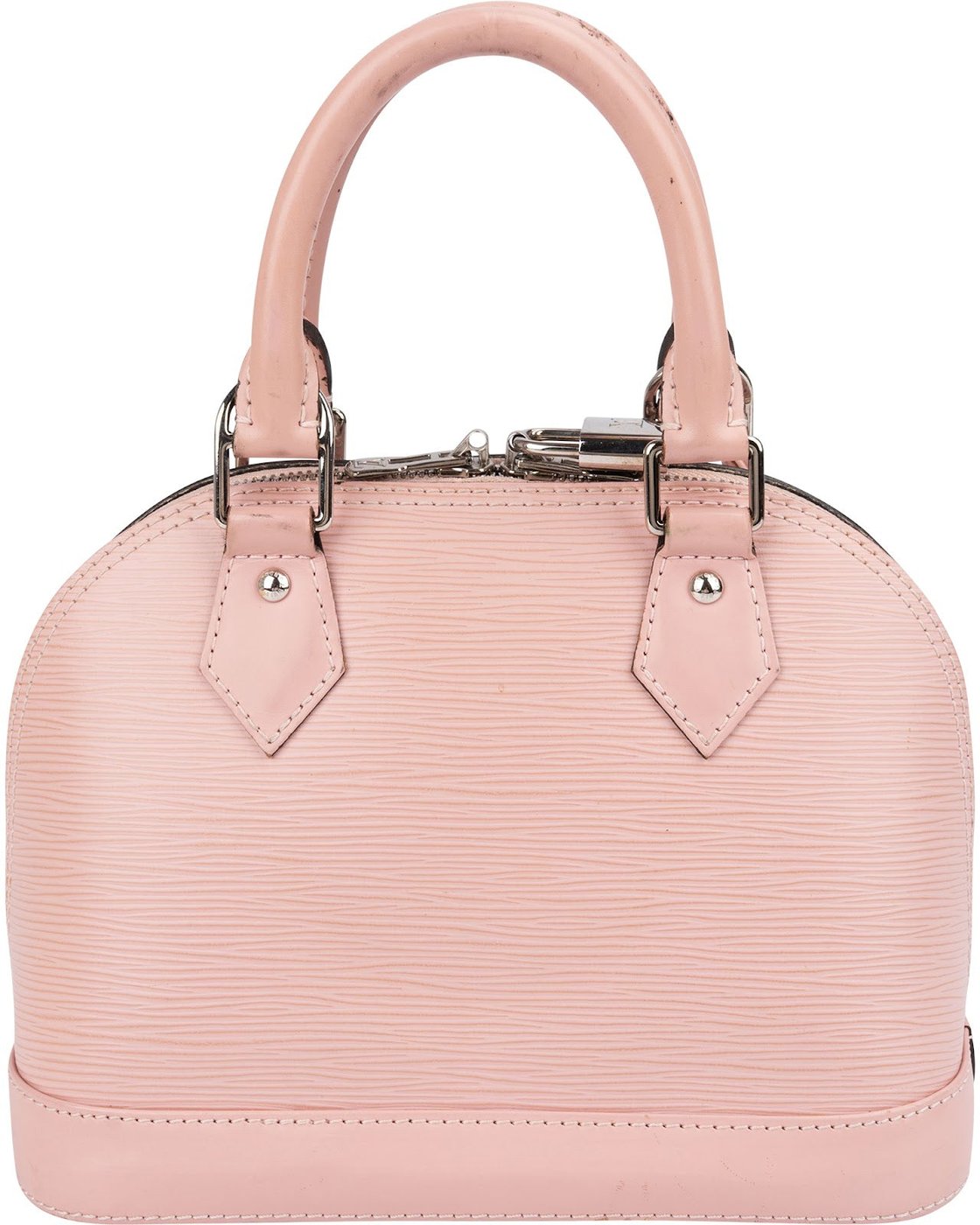 Louis Vuitton Pink Epi Leather Alma BB Handbag