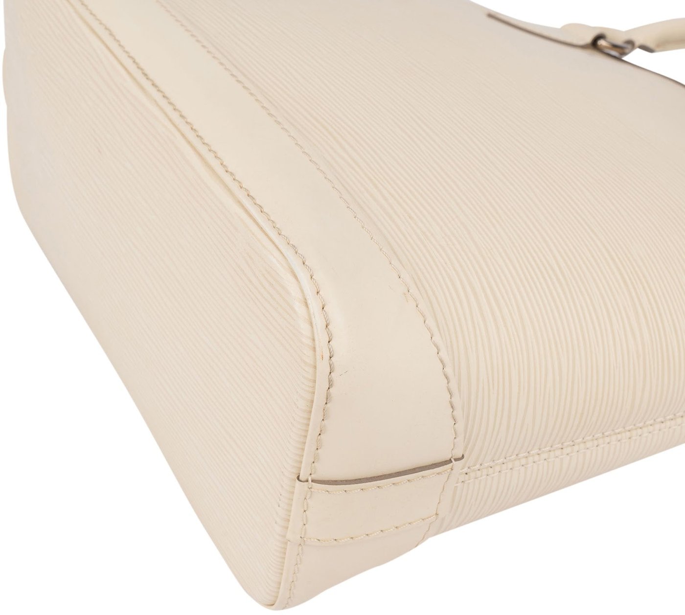 Louis Vuitton Ivory Epi Leather Lockit PM Handbag