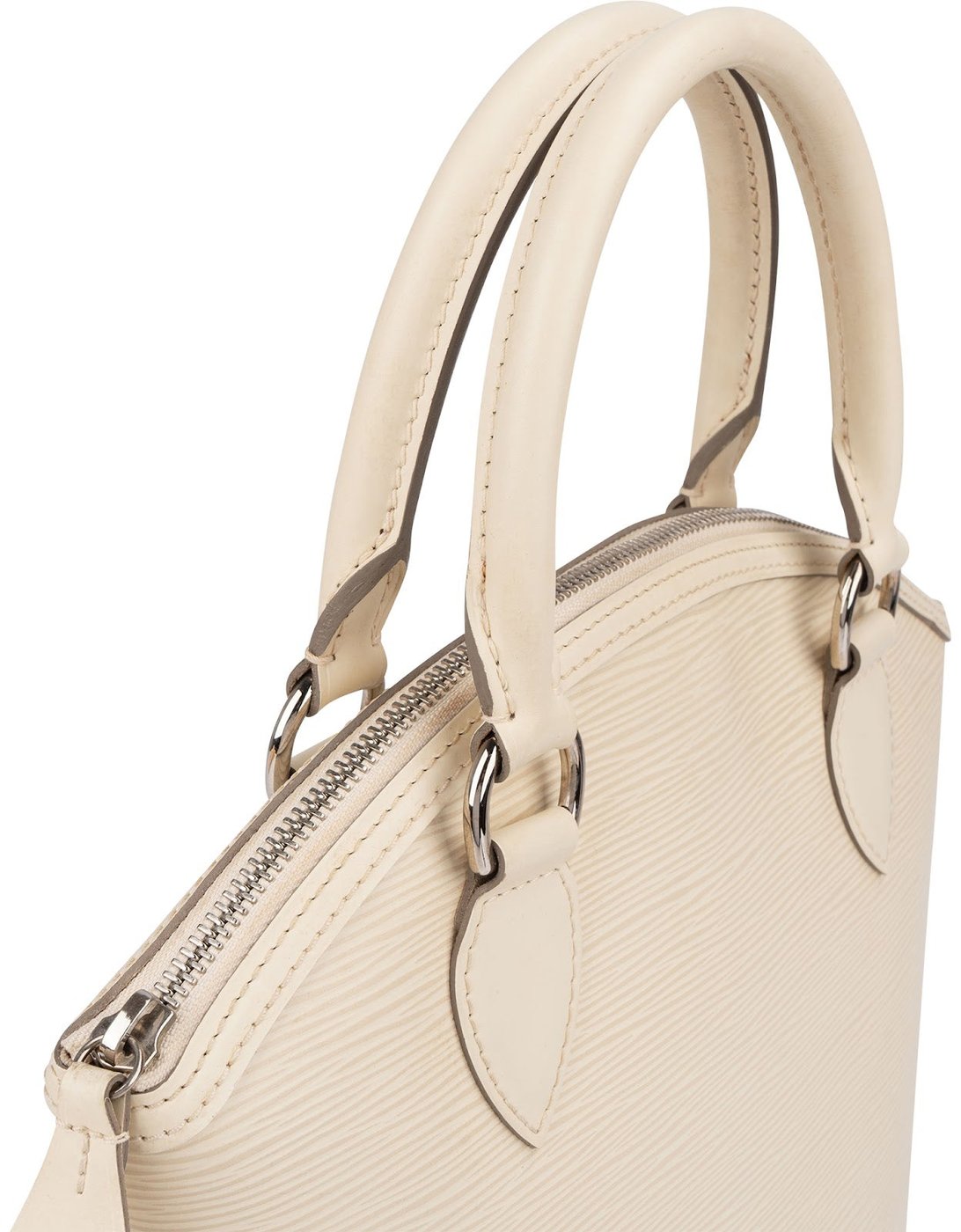 Louis Vuitton Ivory Epi Leather Lockit PM Handbag