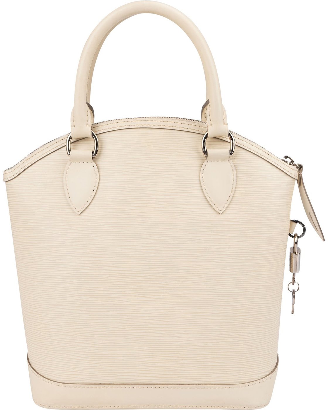 Louis Vuitton Ivory Epi Leather Lockit PM Handbag