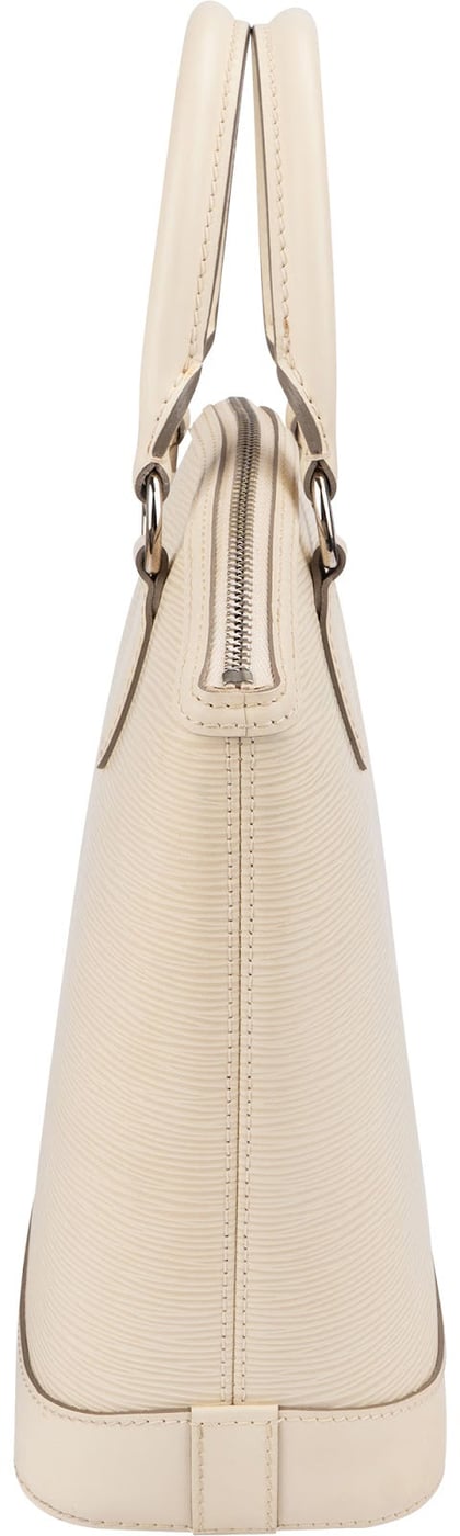 Louis Vuitton Ivory Epi Leather Lockit PM Handbag