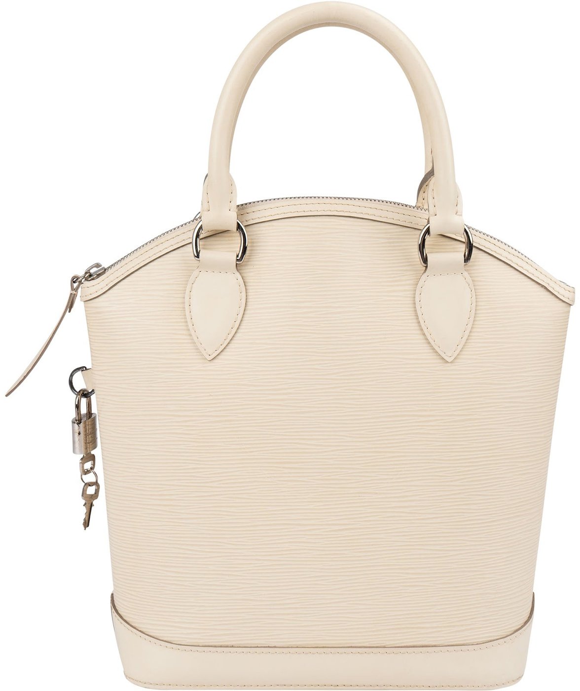 Louis Vuitton Ivory Epi Leather Lockit PM Handbag