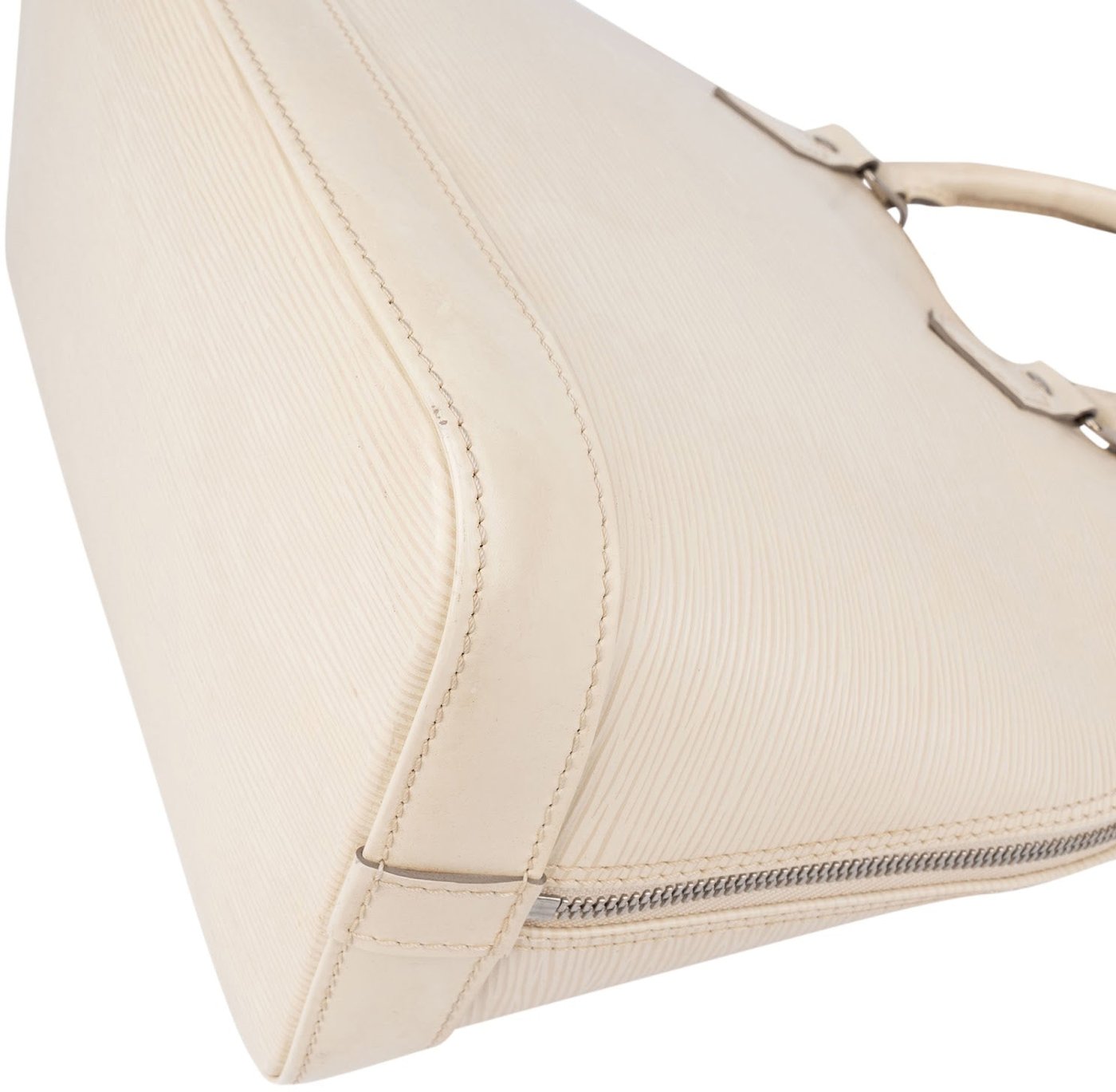 Louis Vuitton Ivory Epi Leather Alma PM Handbag