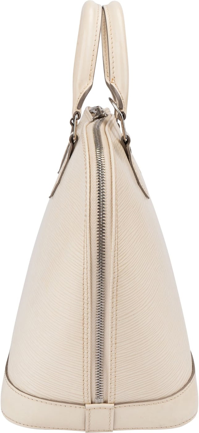 Louis Vuitton Ivory Epi Leather Alma PM Handbag