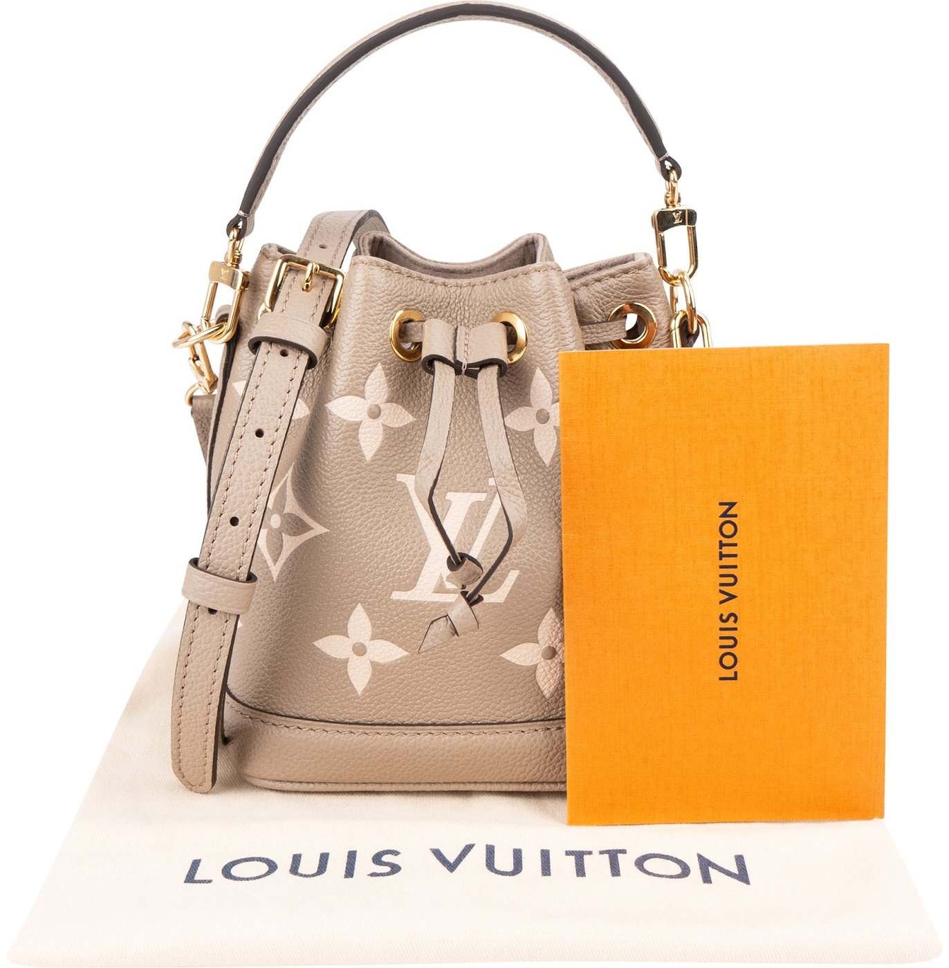 Louis Vuitton Monogram Empreinte Leather Nano Neo Noé BB Crossbody Handbag