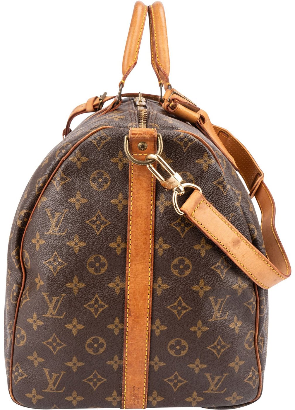 Louis Vuitton Monogram Canvas Keepall 55 Bandoulière Travel Bag