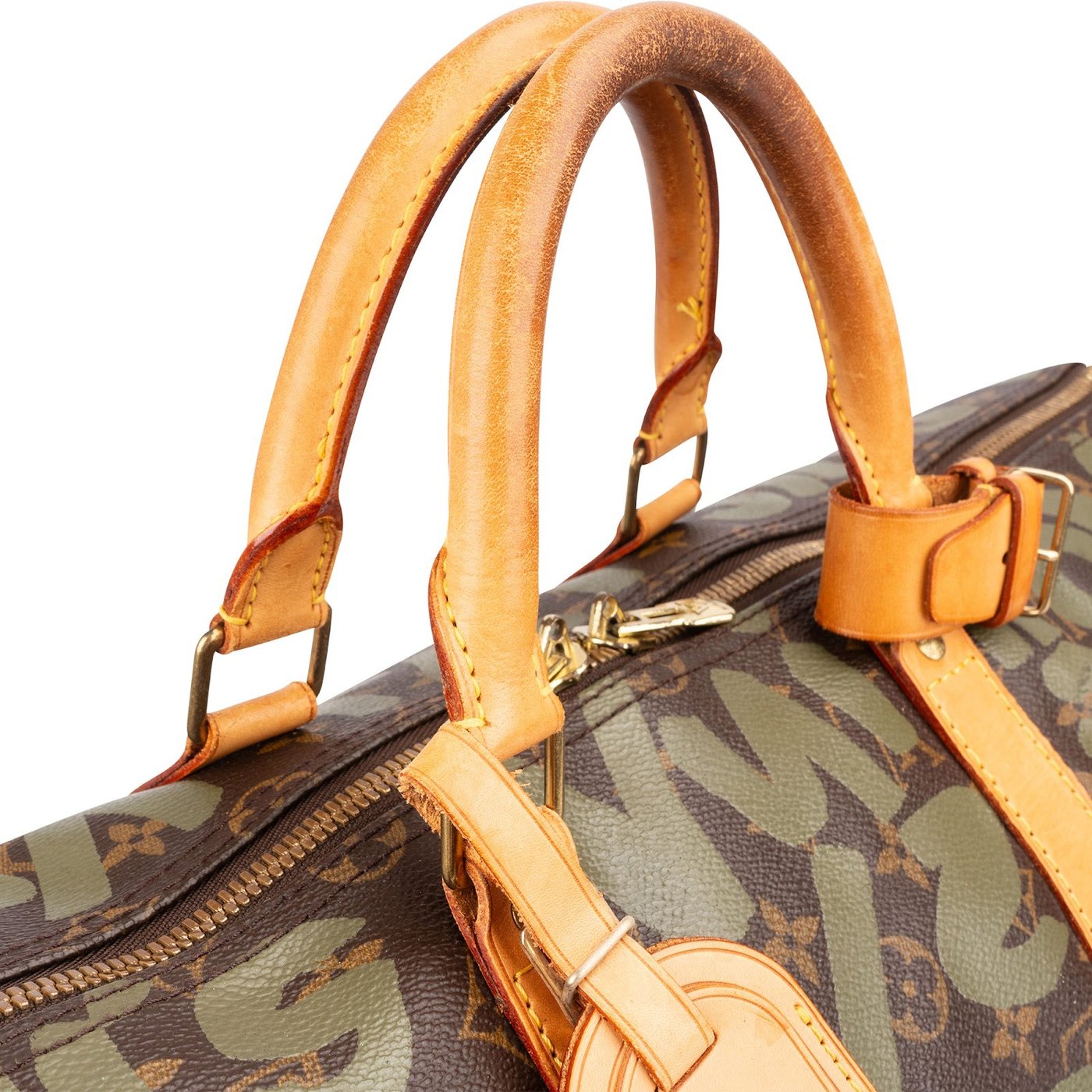 Louis Vuitton Limited Monogram Graffiti Canvas Keepall 50 Travel Bag