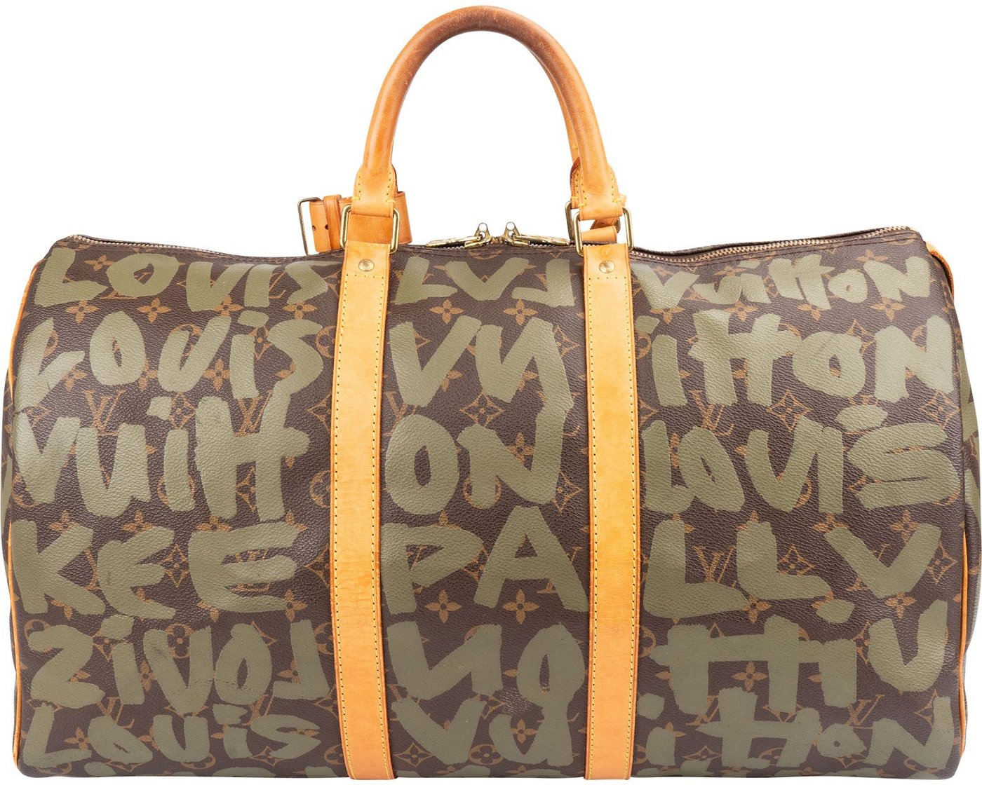 Louis Vuitton Limited Monogram Graffiti Canvas Keepall 50 Travel Bag