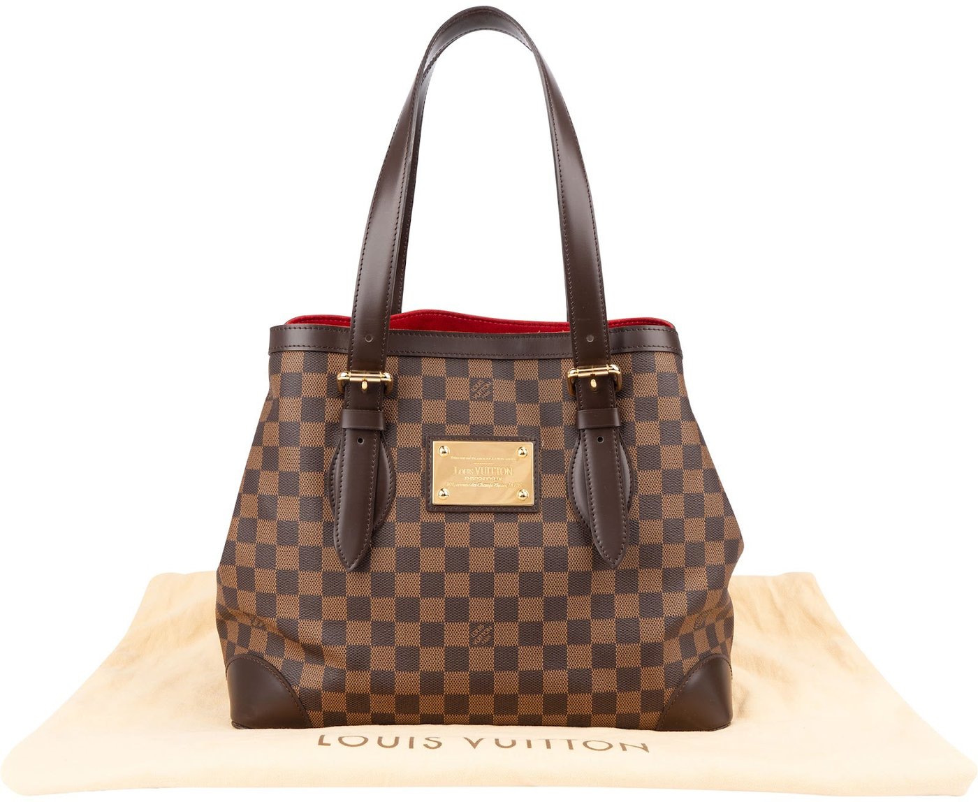 Louis Vuitton Monogram Damier Ebene Hampstead MM Shoulder Bag