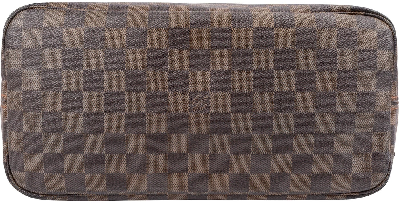 Louis Vuitton Monogram Damier Ebene Canvas Neverfull MM Shoulder Bag