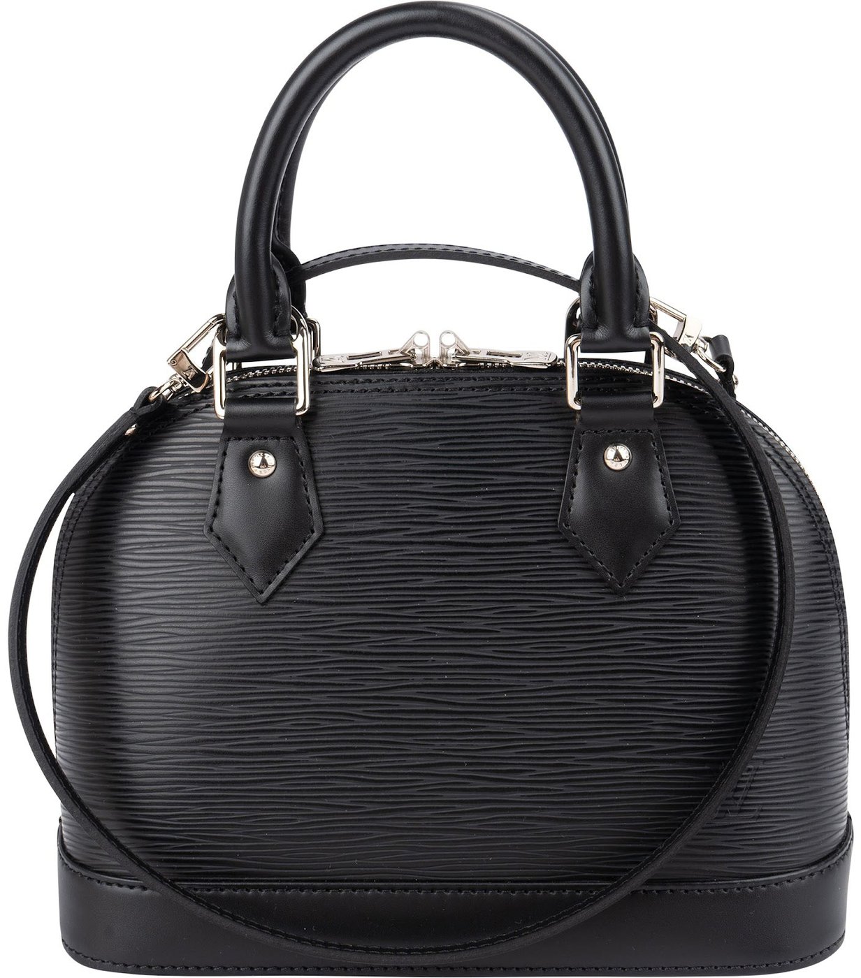 Louis Vuitton Noir Epi Leather Alma BB Crossbody Handbag