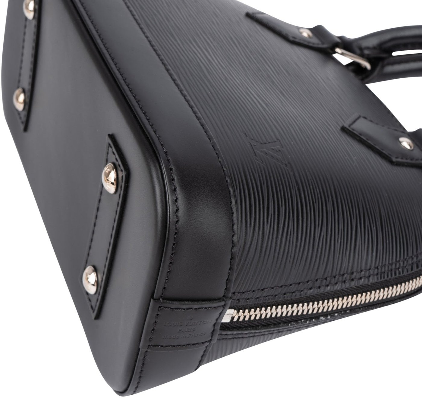 Louis Vuitton Noir Epi Leather Alma BB Crossbody Handbag