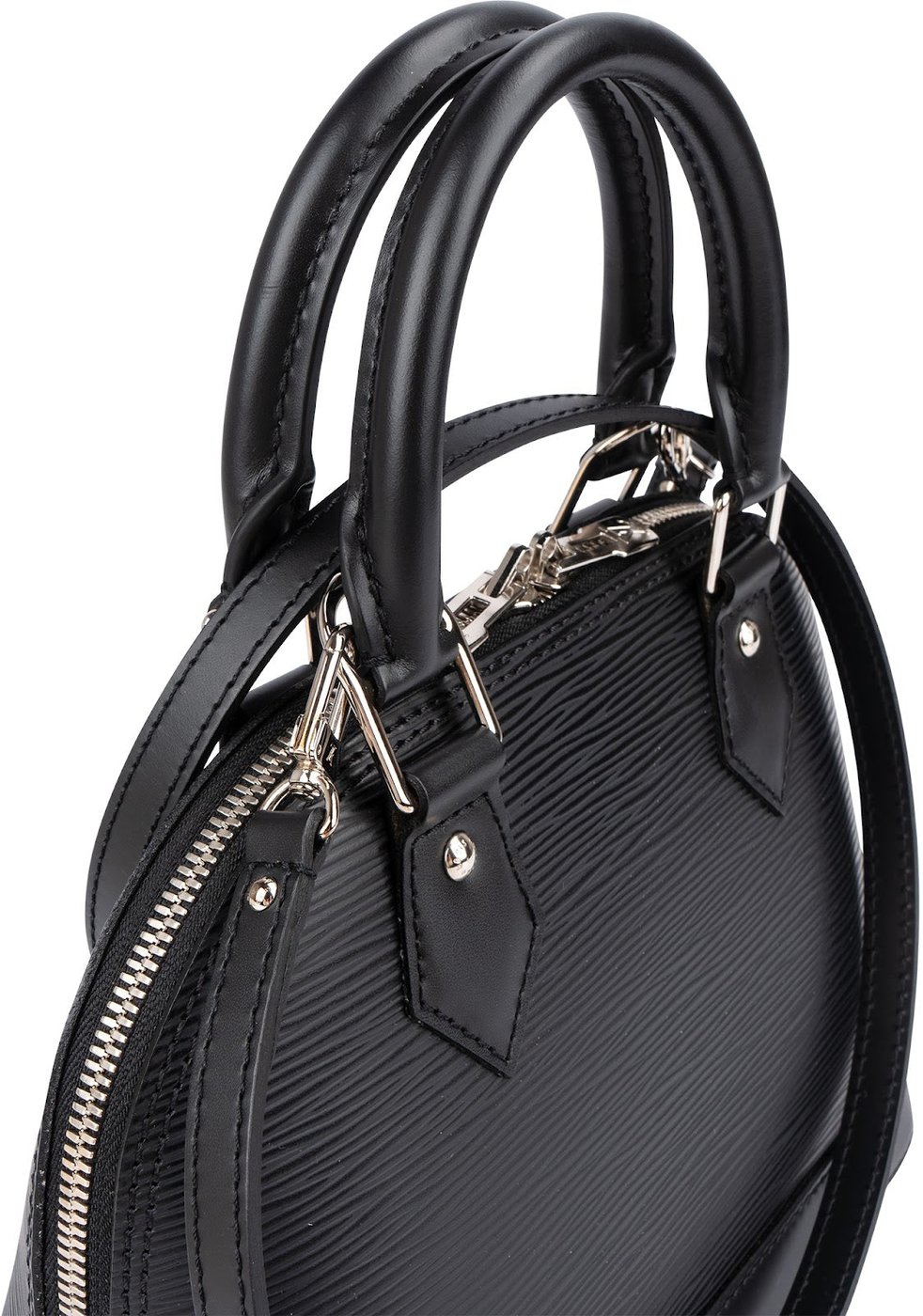 Louis Vuitton Noir Epi Leather Alma BB Crossbody Handbag