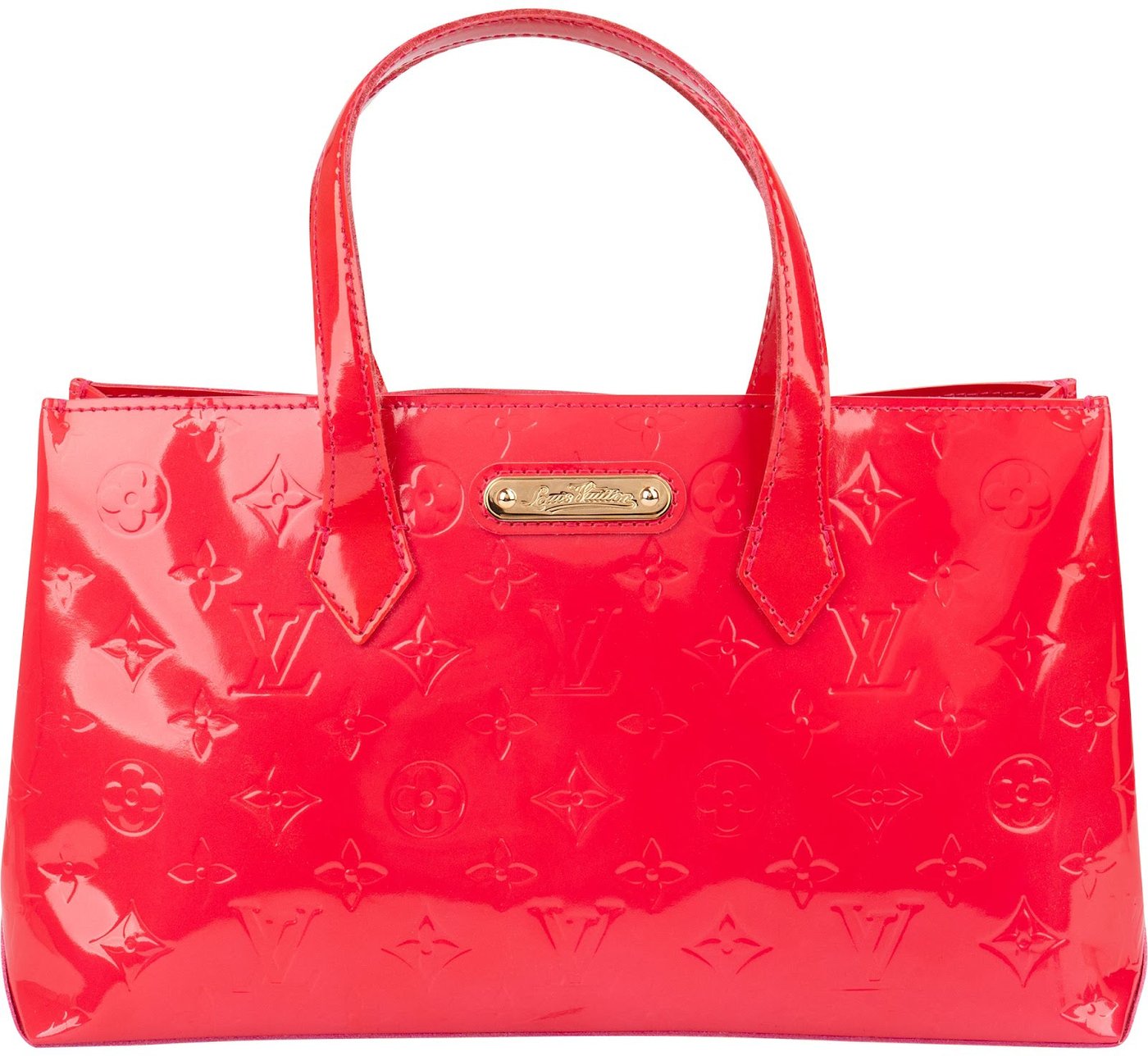 Louis Vuitton Pink Monogram Vernis Leather Wilshire PM Handbag