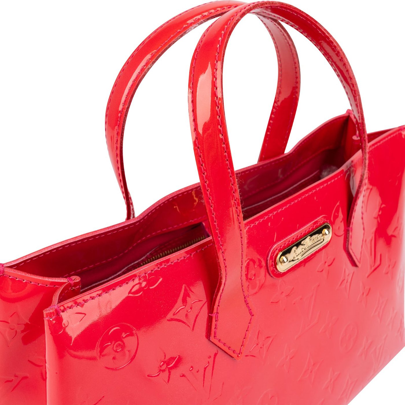 Louis Vuitton Pink Monogram Vernis Leather Wilshire PM Handbag