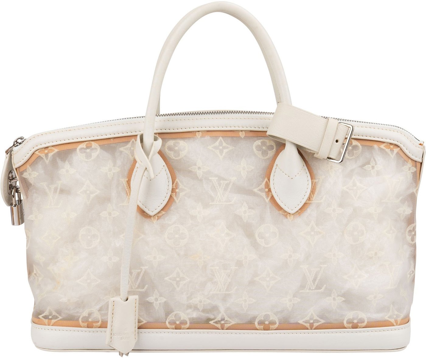 Louis Vuitton Limited Monogram Transparance Voile Lockit Mesh East-West Handbag