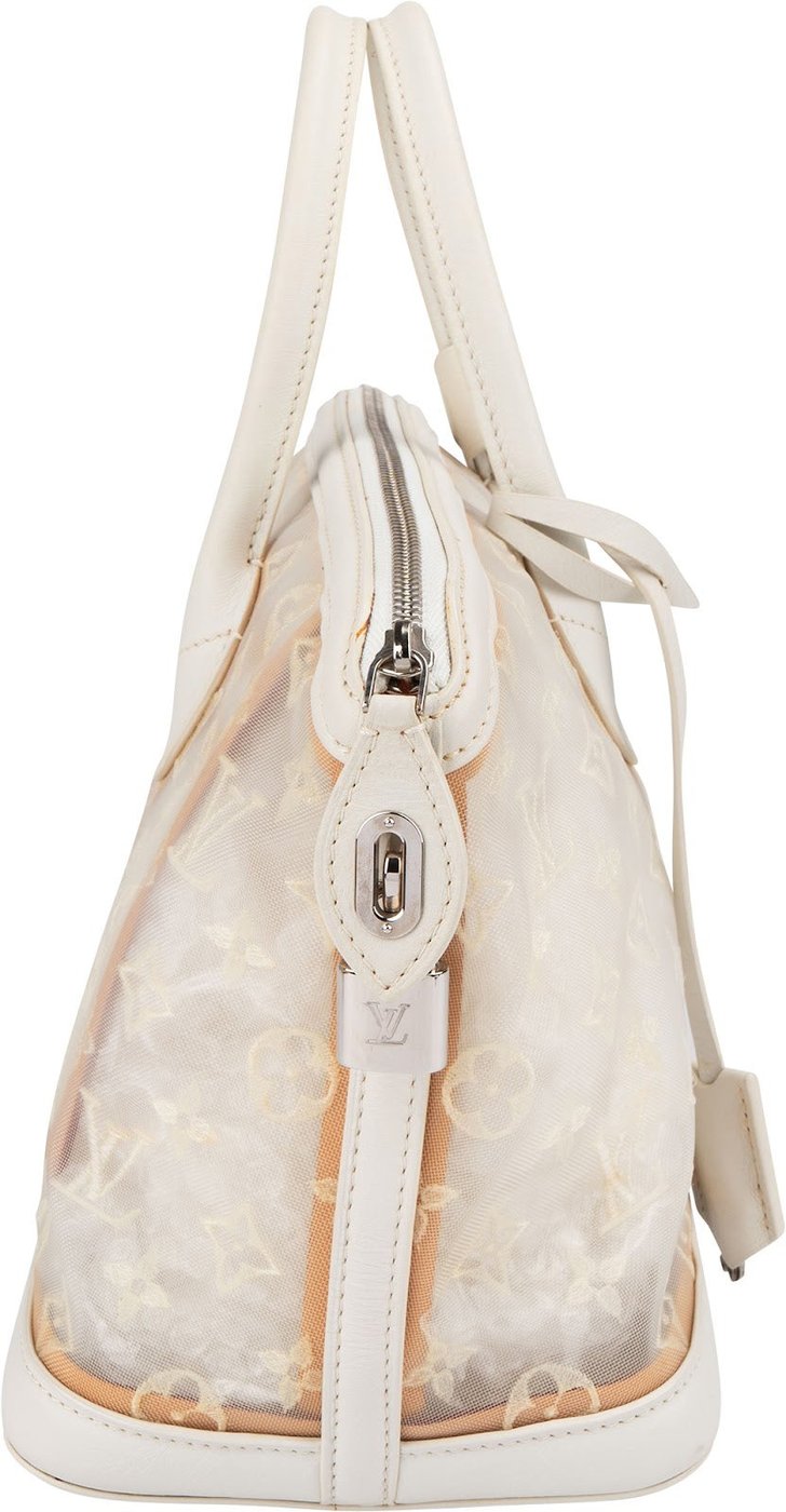 Louis Vuitton Limited Monogram Transparance Voile Lockit Mesh East-West Handbag