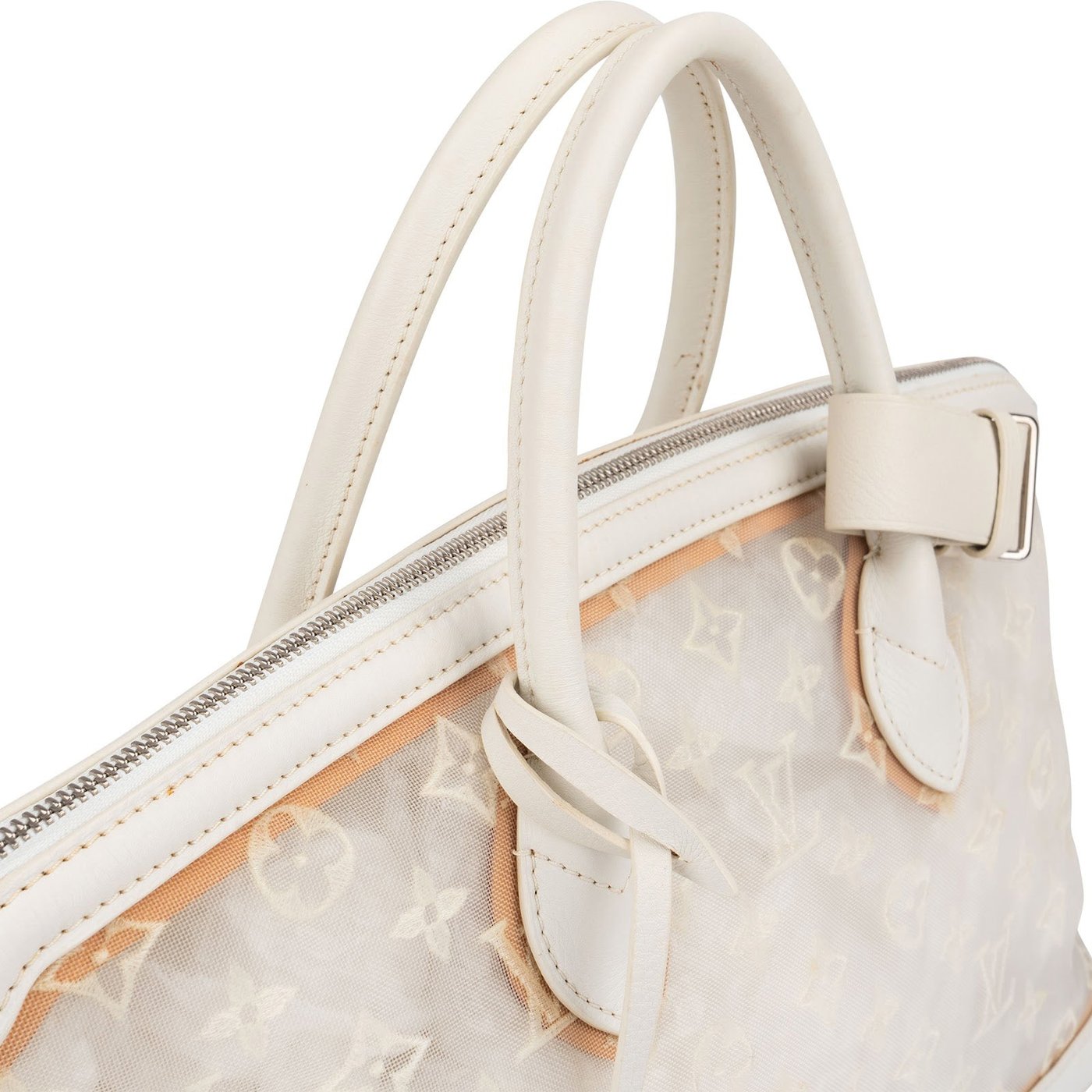 Louis Vuitton Limited Monogram Transparance Voile Lockit Mesh East-West Handbag