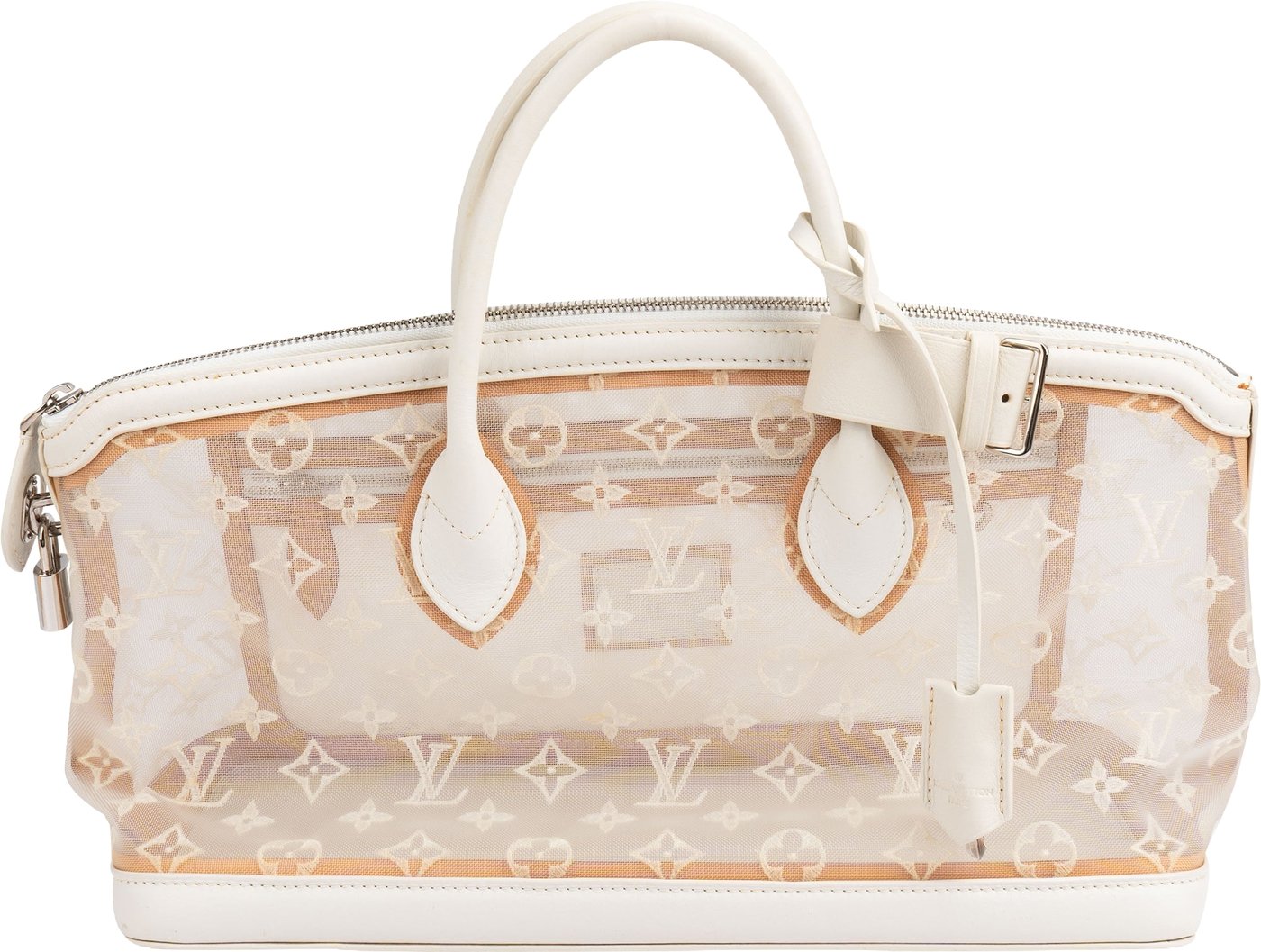 Louis Vuitton Limited Monogram Transparance Voile Lockit Mesh East-West Handbag