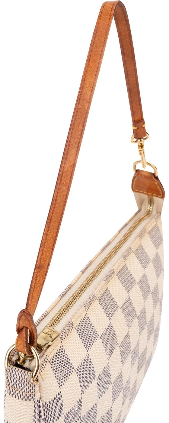 Louis Vuitton Monogram Damier Azur Canvas Pochette Accessoires Handbag