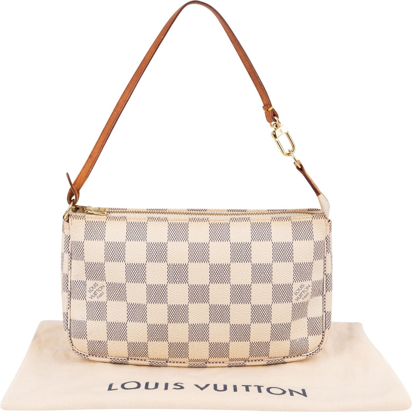 Louis Vuitton Monogram Damier Azur Canvas Pochette Accessoires Handbag