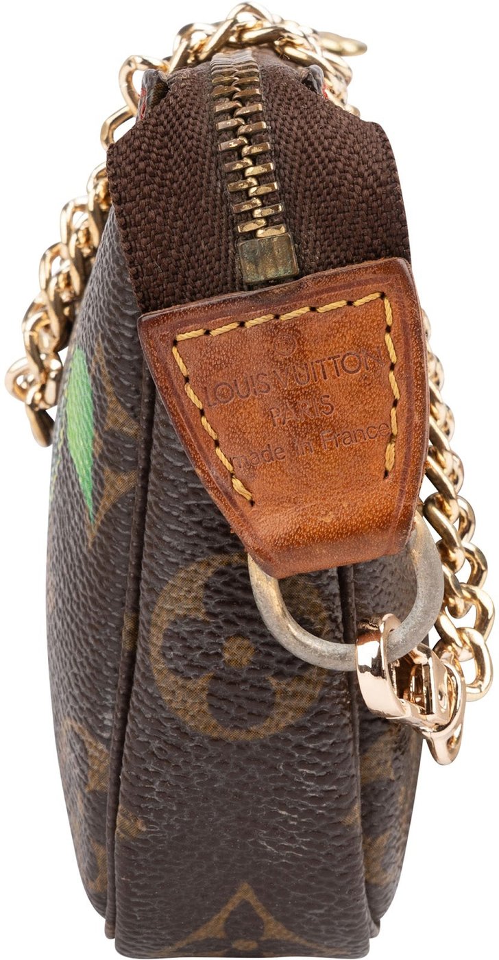 Louis Vuitton Limited Monogram Murakami Cherry Cerises Mini Pochette Accessoires Handbag