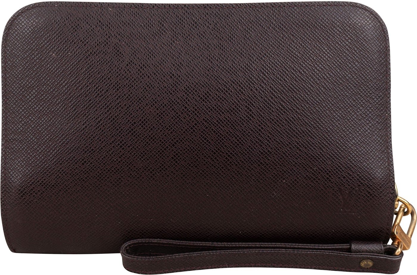 Louis Vuitton Taiga Leather Pochette Baikal Handbag