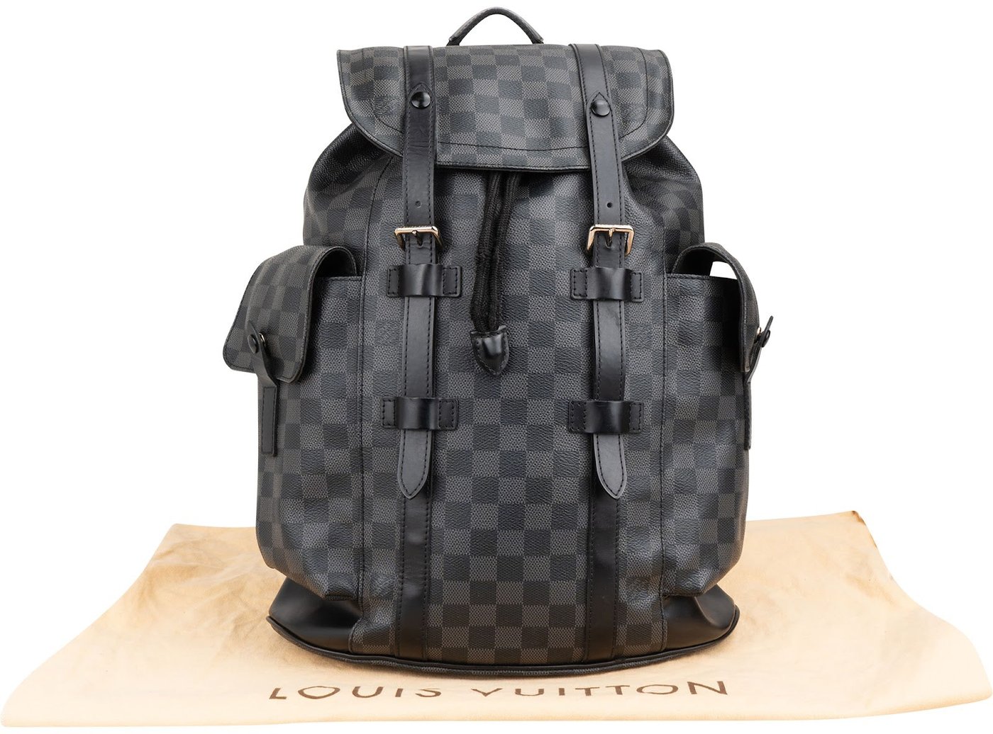 Louis Vuitton Monogram Damier Graphite Christopher Backpack