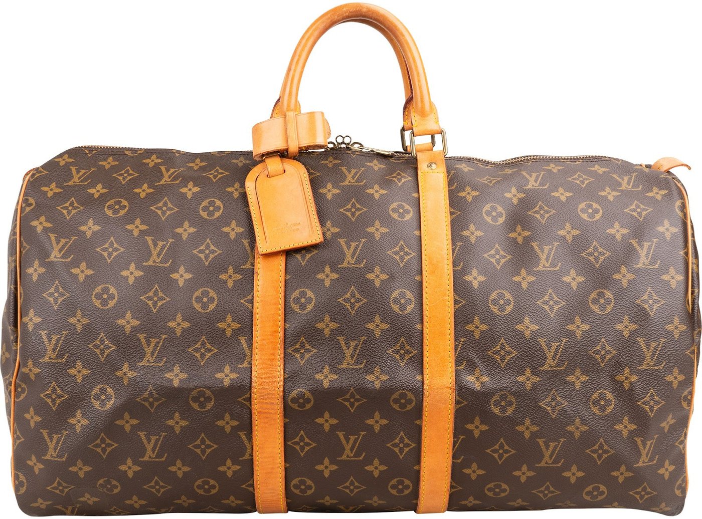 Louis Vuitton Monogram Canvas Keepall 55 Travel Bag